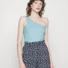 Modström IGOR ONE SHOULDER - Top - Topaz - Damen