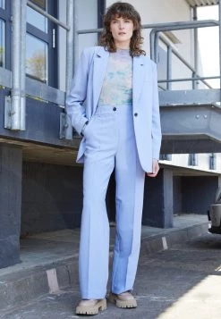 Modström GALE PANTS - Stoffhose - Blue Heron - Damen