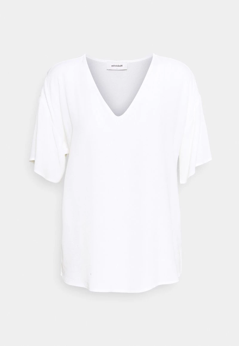 Modström CASA - T-Shirt Basic - Off White - Damen 3 Modström CASA - T-Shirt Basic - Off White - Damen