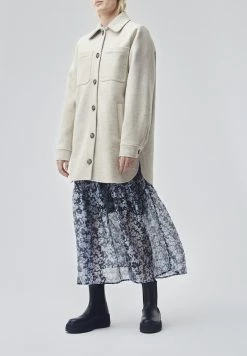 Modström - Damen HELGA - Kurzmantel - Beige Melange