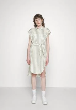 Mads Nørgaard SANNIE DRESS - Etuikleid - Candy Stripe Elm/white Alyssum - Damen