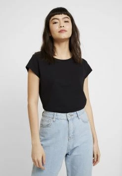 Mads Nørgaard - Damen ORGANIC FAVORITE TEASY - T-Shirt Print - Black