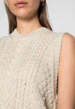 Modström MINNIE VEST - Strickpullover - Off White - Damen -Mads Nørgaard Verkäufe 2022 55f5eb70f05d42ffb0bfe72f3015b81a