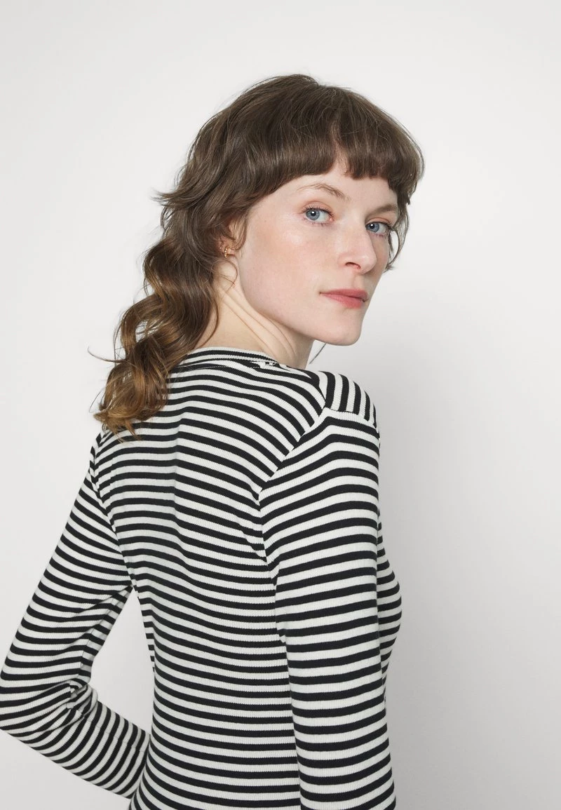 Mads Nørgaard - Damen STRIPE TUBA - Langarmshirt - Black/white 7 Mads Nørgaard - Damen STRIPE TUBA - Langarmshirt - Black/white – Bild 5