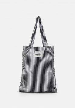 Mads Nørgaard SACKY ATOMA BAG - Shopping Bag - Black/white - Damen