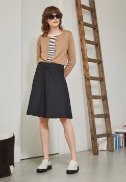 Mads Nørgaard - Damen RECYCLED SPORTINA STELLY SKIRT - A-Linien-Rock - Black