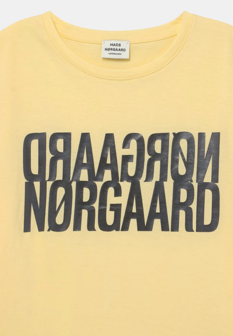 Mads Nørgaard TUVINA UNISEX - T-Shirt Print - Pale Banana 5 Mads Nørgaard TUVINA UNISEX - T-Shirt Print - Pale Banana – Bild 3