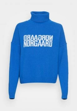 Mads Nørgaard - Damen RECY SOFT KARLA LOGO SWEATER - Strickpullover - Princess Blue -Mads Nørgaard Verkäufe 2022 619f50b247c84f449ce6103fedc06d65