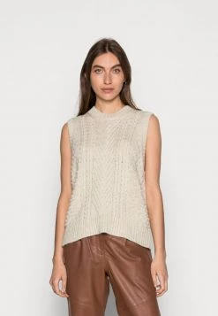Modström MINNIE VEST - Strickpullover - Off White - Damen