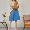 Mads Nørgaard - Damen VINTAGE STELLY SKIRT - A-Linien-Rock - Vintage Blue -Mads Nørgaard Verkäufe 2022 6984856ec1d64306a25e8b8a0e219277