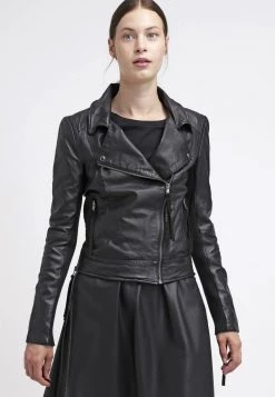 Modström - Damen IMAN - Lederjacke - Black