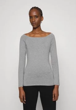 Modström - Damen TANSY - Langarmshirt - Grey Melange