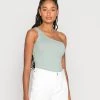 Modström IGOR ONE SHOULDER - Top - Sage - Damen -Mads Nørgaard Verkäufe 2022 6bc4243945cd4d74b2e8bf376f6b3a11