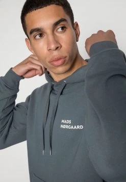 Mads Nørgaard STANDARD HOODIE LOGO - Sweatshirt - Dark Slate - Herren -Mads Nørgaard Verkäufe 2022 6cd50d3acd684ea1a380343c8a7f19c6