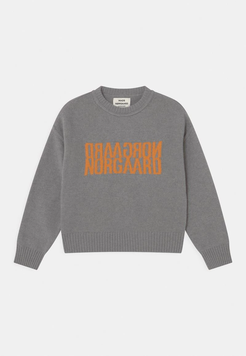 Mads Nørgaard RECY SOFT TILONINA UNISEX - Strickpullover - Light Grey Melange 3 Mads Nørgaard RECY SOFT TILONINA UNISEX - Strickpullover - Light Grey Melange