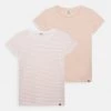 Mads Nørgaard - Kinder FAVORITE 2 PACK - T-Shirt Basic - White/ Gossamer Pink / Gossame -Mads Nørgaard Verkäufe 2022 75b9e603c19941e59bd771added29f47