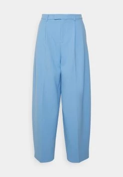 Mads Nørgaard - Damen SOFT SUITING PARIA PANTS - Stoffhose - Della Robbia Blue