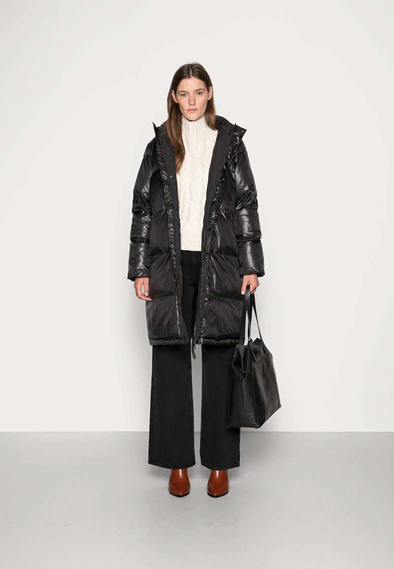 Mads Nørgaard SHINY JOLENE - Wintermantel - Black - Damen 4 Mads Nørgaard SHINY JOLENE - Wintermantel - Black - Damen – Bild 2