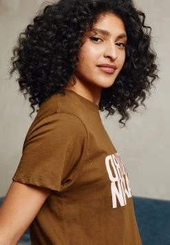 Mads Nørgaard SINGLE TRENDA TEE - T-Shirt Print - Desert Palm - Damen -Mads Nørgaard Verkäufe 2022 7d9092c0e955438b929a79e74c1e0780