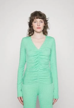 Mads Nørgaard FLEX SHEAR - Langarmshirt - Light Grass Green - Damen