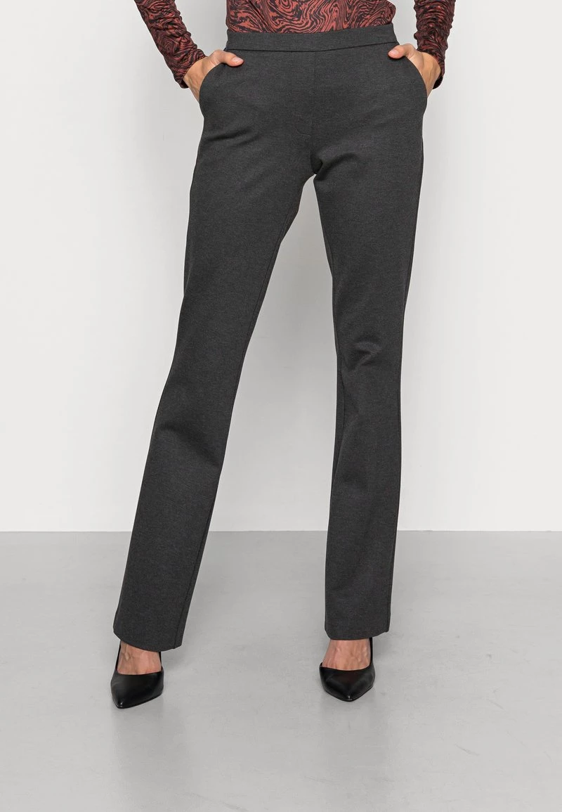 Modström - Damen TANNY FLARE PANTS - Stoffhose - Dark Grey Melange 3 Modström - Damen TANNY FLARE PANTS - Stoffhose - Dark Grey Melange