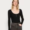 Modström - Damen MIRREN - Langarmshirt - Black -Mads Nørgaard Verkäufe 2022 8386d2cfec3a4631895d86b41e431eb2