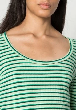 Mads Nørgaard STRIPE TINILLA - Langarmshirt - Multi Pastel Green - Damen -Mads Nørgaard Verkäufe 2022 84ba7cf10b444d43a1b8be4a82ee4d5e