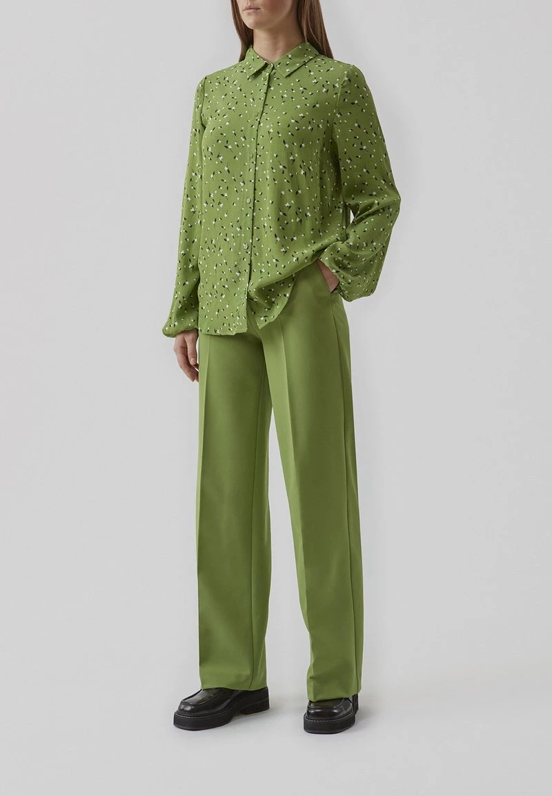 Modström - Damen OLINEMD - Hemdbluse - Freesia Green 3 Modström - Damen OLINEMD - Hemdbluse - Freesia Green