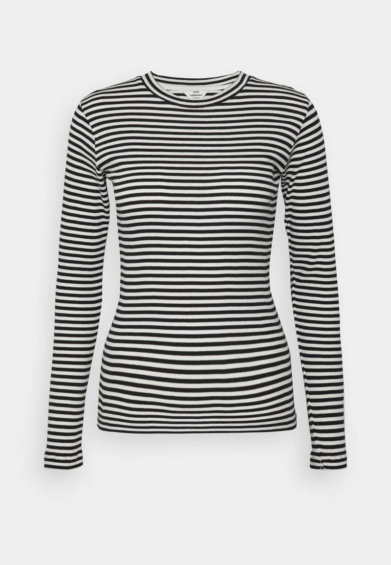 Mads Nørgaard - Damen STRIPE TUBA - Langarmshirt - Black/white 8 Mads Nørgaard - Damen STRIPE TUBA - Langarmshirt - Black/white – Bild 6