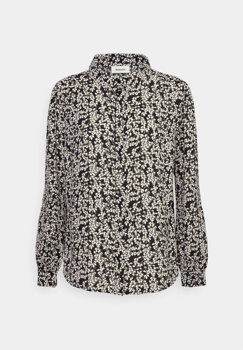 Modström - Damen ODA PRINT - Bluse - Black 7 Modström - Damen ODA PRINT - Bluse - Black – Bild 5