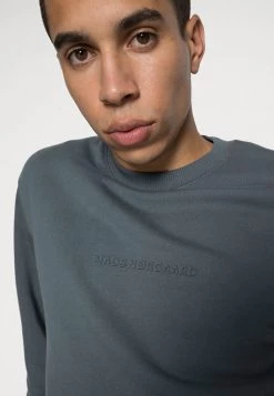 Mads Nørgaard STANDARD EMBO CREW - Sweatshirt - Dark Slate - Herren -Mads Nørgaard Verkäufe 2022 900d3947ce034cd99256da69a21ad57a