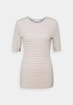 Modström ITTAKA - T-Shirt Print - Peach Stripe - Damen -Mads Nørgaard Verkäufe 2022 94f69a1682354f09b37be1d21025c640