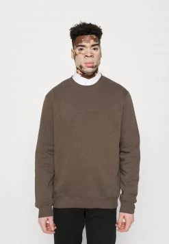 Mads Nørgaard STANDARD EMBO CREW - Sweatshirt - Turkish Coffee - Herren