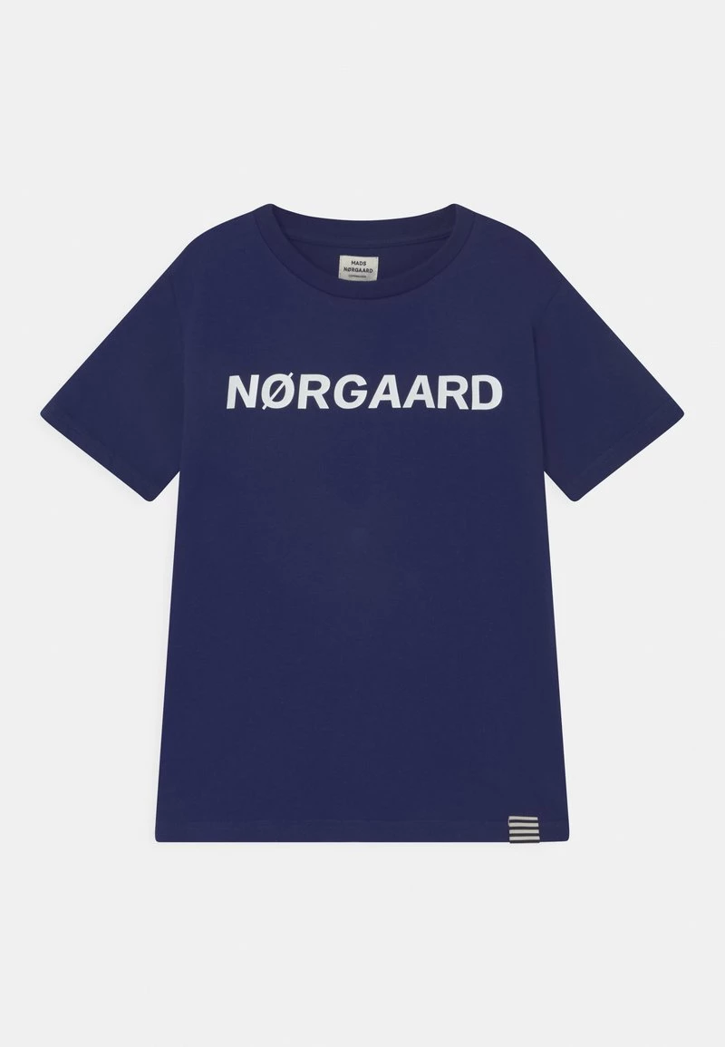 Mads Nørgaard TEE THORLINO UNISEX - T-Shirt Print - Medieval Blue 3 Mads Nørgaard TEE THORLINO UNISEX - T-Shirt Print - Medieval Blue