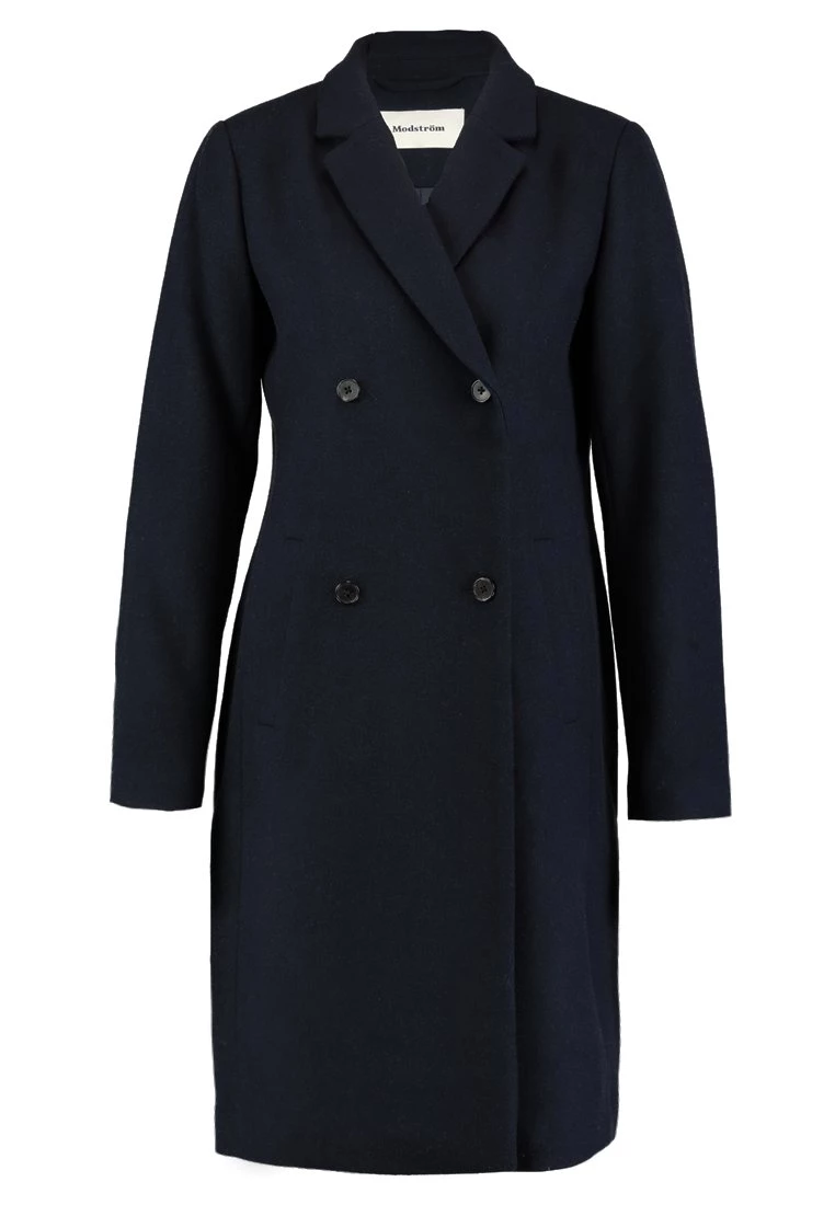 Modström ODELIA COAT - Klassischer Mantel - Navy Sky - Damen 6 Modström ODELIA COAT - Klassischer Mantel - Navy Sky - Damen – Bild 4