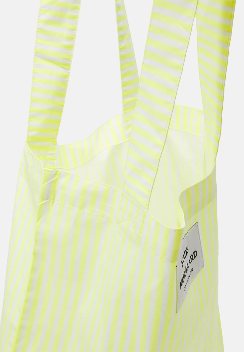 Mads Nørgaard - Damen SACKY ATOMA BAG - Shopping Bag - Sunny Lime/white 5 Mads Nørgaard - Damen SACKY ATOMA BAG - Shopping Bag - Sunny Lime/white – Bild 3