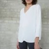 Modström - Damen POMMEMD TOP - Bluse - Off White -Mads Nørgaard Verkäufe 2022 9e118399ba3b4dc9999337d05e46faa0