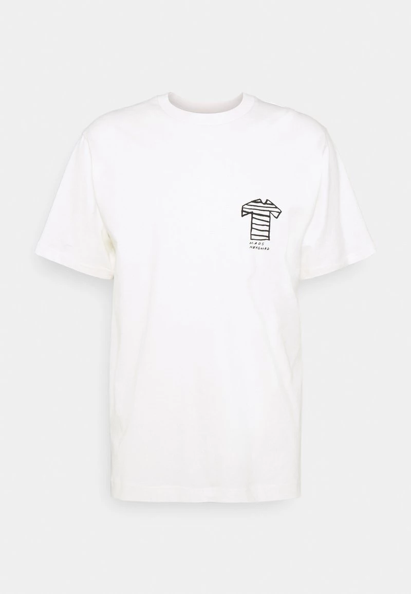 Mads Nørgaard TWIN KOZAK - T-Shirt Print - Marshmallow - Herren 3 Mads Nørgaard TWIN KOZAK - T-Shirt Print - Marshmallow - Herren