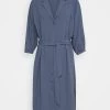 Modström - Damen FLOW DRESS - Blusenkleid - Vintage Blue