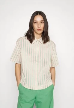 Mads Nørgaard - Damen POPLIN SOBY - Hemdbluse - Gossamer Pink/classic Green -Mads Nørgaard Verkäufe 2022 a3d9e6b5f40249169817e0513d7bbdaf