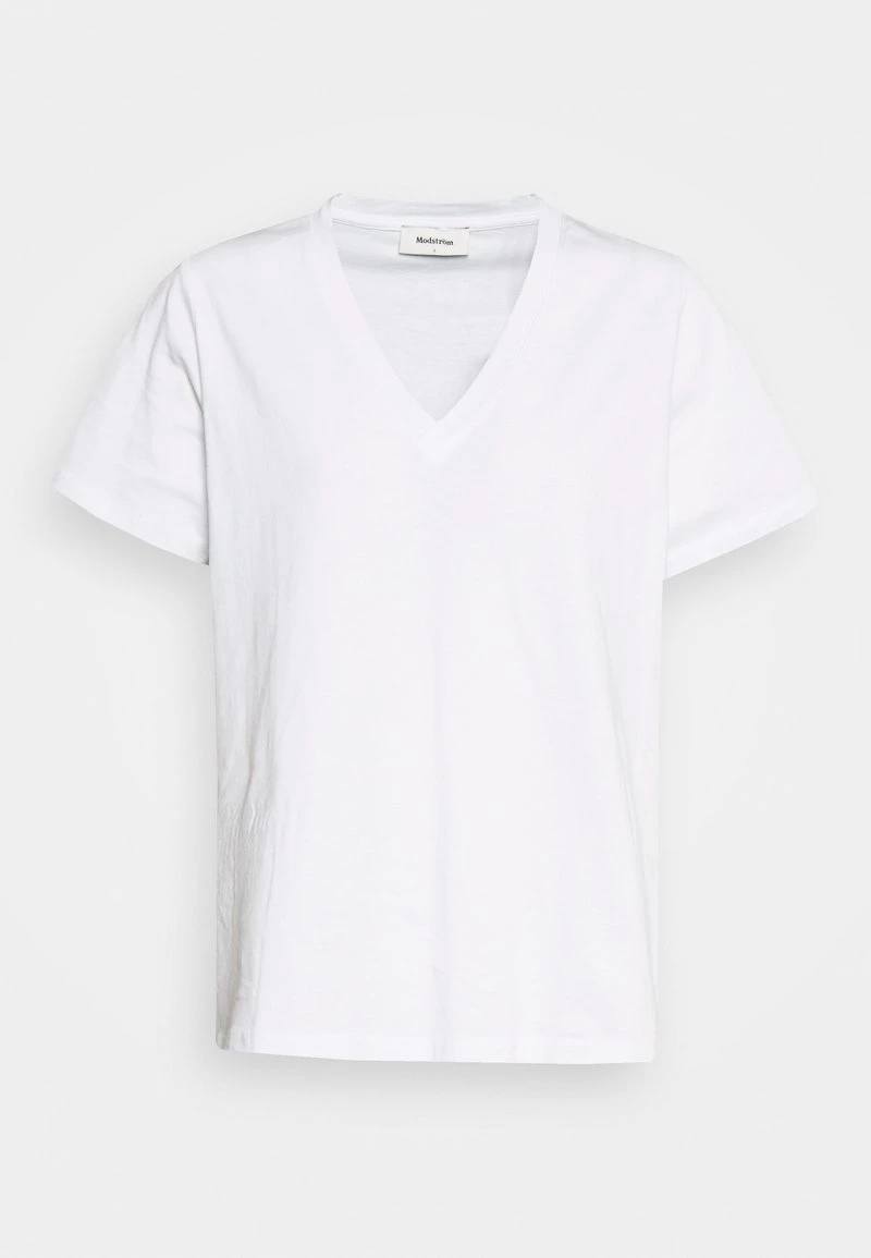 Modström - Damen PIA - T-Shirt Basic - White 7 Modström - Damen PIA - T-Shirt Basic - White – Bild 5