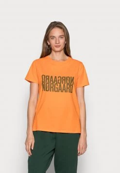 Mads Nørgaard SINGLE ORGANIC TRENDA Tee - T-Shirt Print - Oriole - Damen