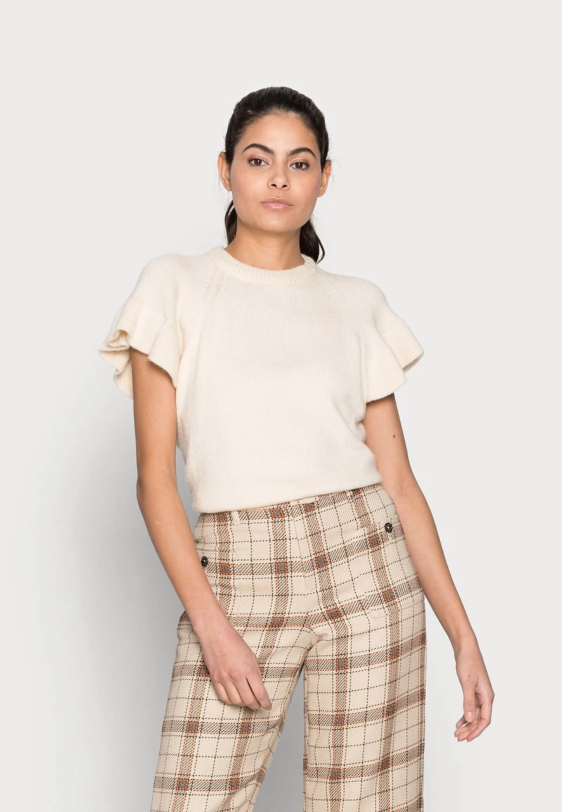 Modström - Damen JAIME VEST - T-Shirt Print - Cream Milk 3 Modström - Damen JAIME VEST - T-Shirt Print - Cream Milk