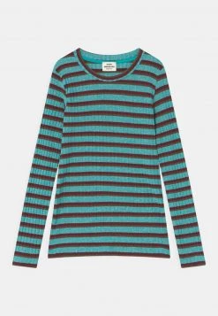 Mads Nørgaard - Kinder STRIPE TALIKA - Langarmshirt - Green