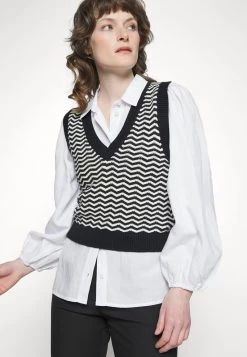 Mads Nørgaard NILO VENICE VEST - Strickpullover - Black/white - Damen 12 Mads Nørgaard NILO VENICE VEST - Strickpullover - Black/white - Damen -Mads Nørgaard Verkäufe 2022 aa287711da2640ba8d35fe9a9b104efe