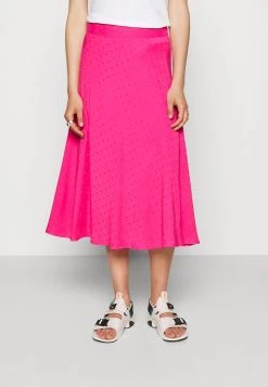 Mads Nørgaard - Damen DRAPY STELLY LONG - Maxirock - Shocking Pink