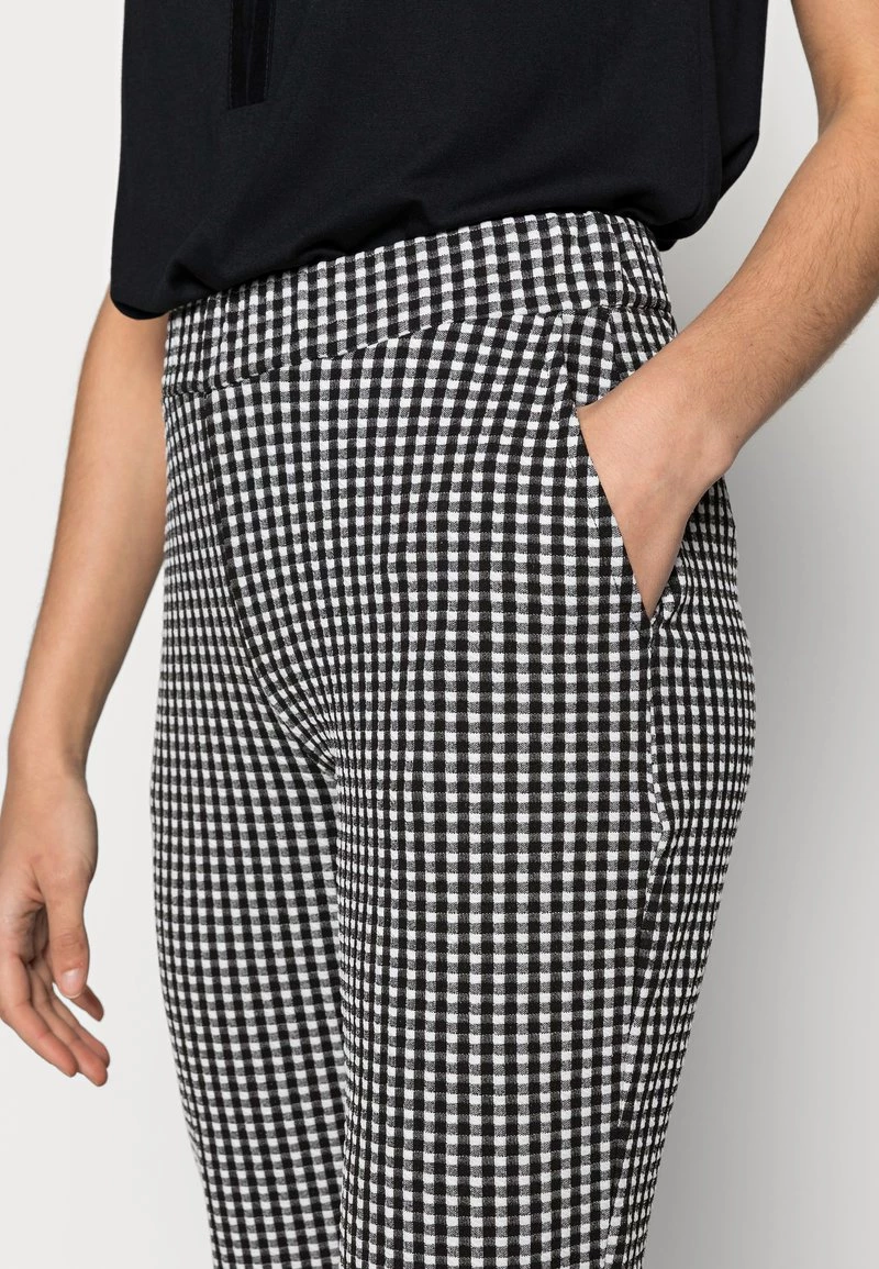 Modström JEFF PANTS - Stoffhose - Black Check - Damen 6 Modström JEFF PANTS - Stoffhose - Black Check - Damen – Bild 4