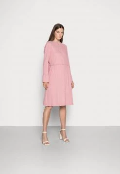 Mads Nørgaard - Damen CRINCKLE POP DUPINA - Freizeitkleid - Multi Strawberry Pink