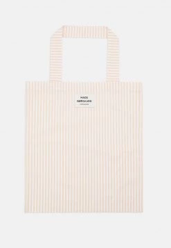 Mads Nørgaard SACKY ATOMA BAG - Shopping Bag - Gossamer Pink/white - Damen