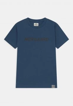 Mads Nørgaard PRINTED TEE THORLINO UNISEX - T-Shirt Print - Blue Wing Teal